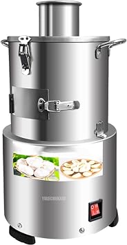 Portable Garlic Peel Remover, Stainless Steel Garlic Peeler Peel Garlic with Electric Stainless Steel Garlic Peeling Machine for Commercial And Household Use