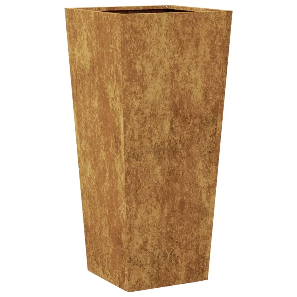 Generico Fioriere da Giardino 2 pz 35x35x75 cm in Acciaio Corten,Prato e Giardino,Giardinaggio,Vasi e fioriere-851093