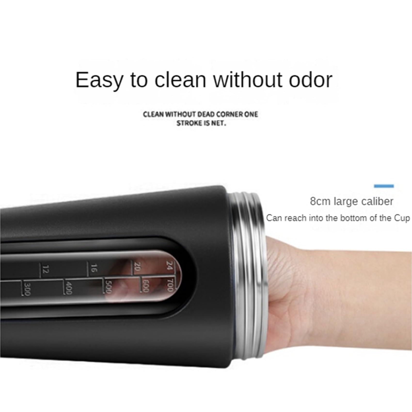 Lot de 2 bouteilles shaker pour mélanges de protéines, shaker de protéines en acier inoxydable, ne reste pas froid/chaud, gobelet shaker en métal avec fenêtre de visualisation, B