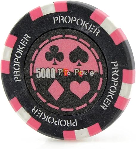 Miniatura 7 de Versa Games Fichas de póquer Pro en peso de 0.48oz, paquete de 50 (elige colores)