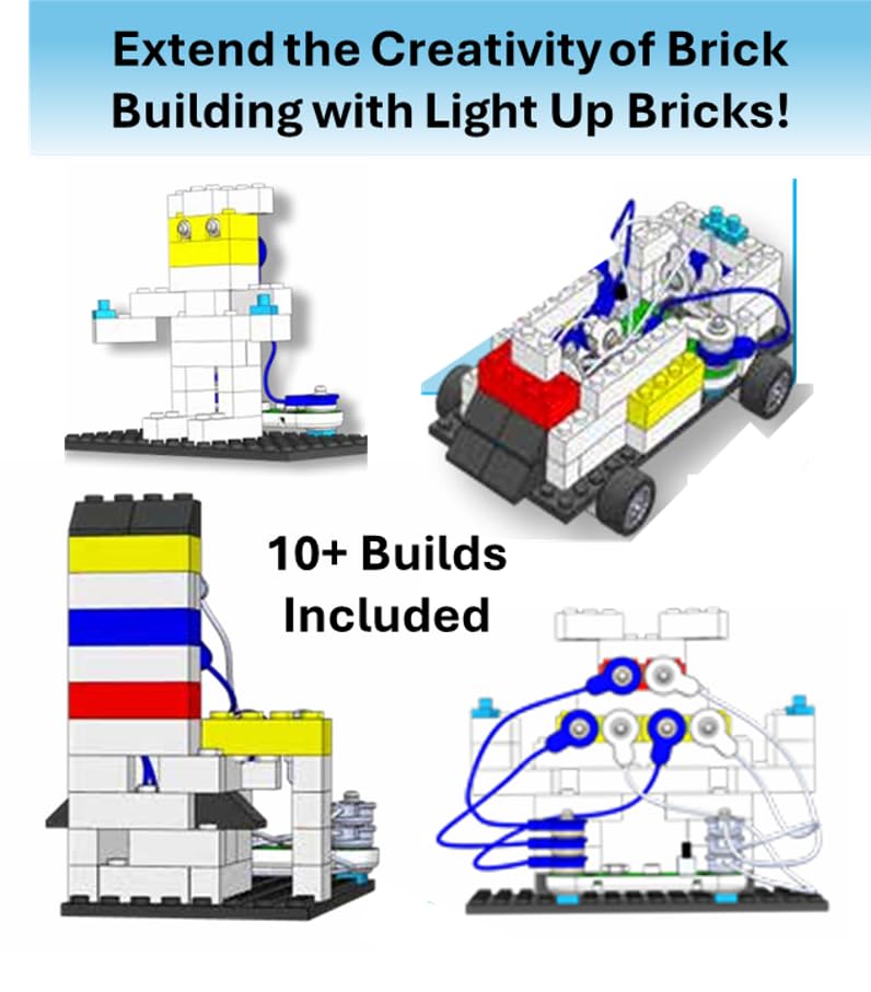 Snapklik.com : Snap Circuits BRIC Light, Building Bricks & Electric ...