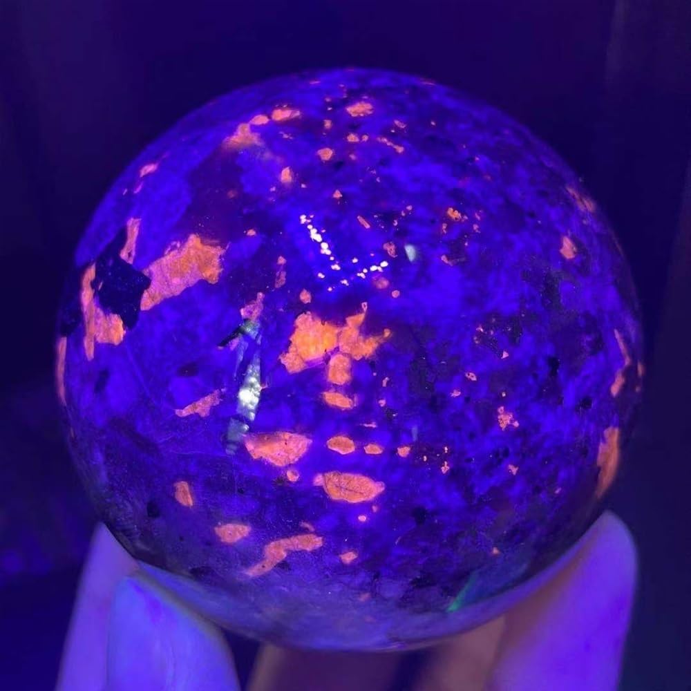 Flame Stone Crystal Ball 55-65mm (Size : 50-60mm)