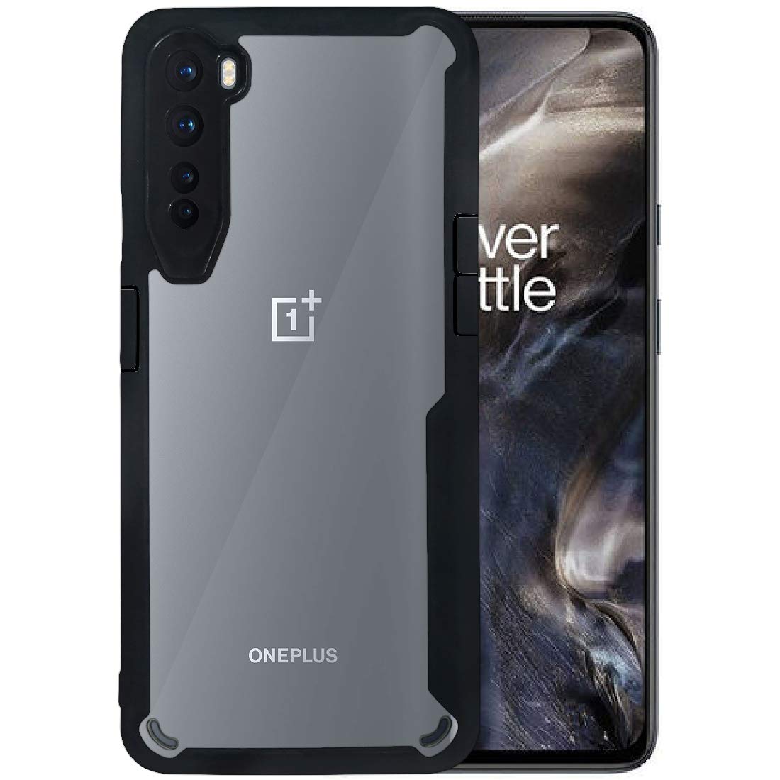 Amazon Brand - Solimo Mobile Cover (Soft & Flexible Shockproof Back Case with Cushioned Edges) for OnePlus Nord (Black) (B08SM1F4BX) Amazon Price History, Amazon Price Tracker