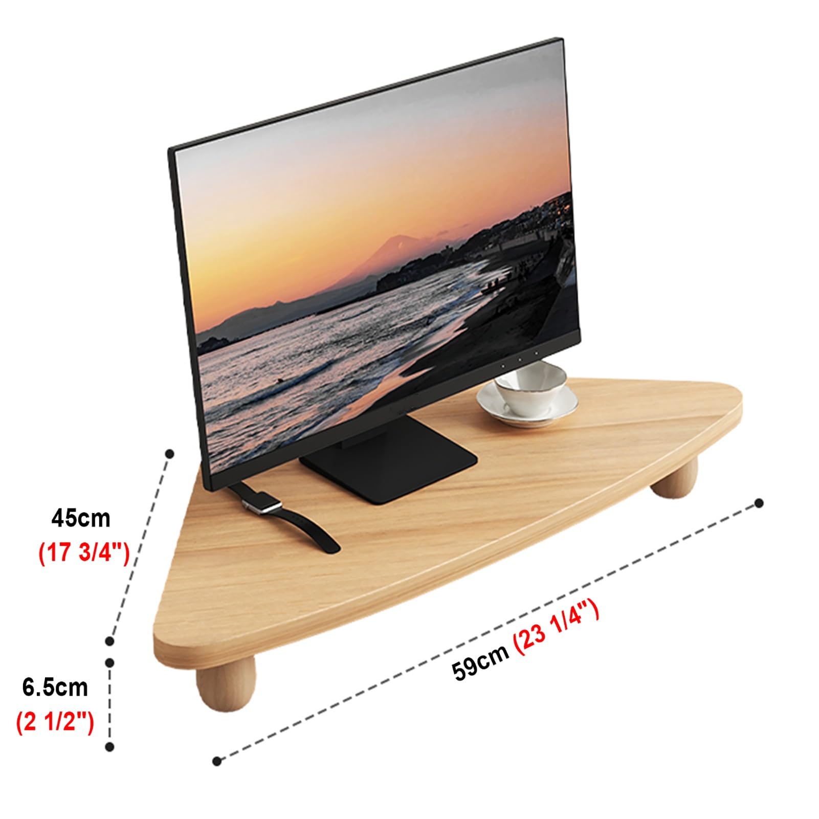 soporte para monitor, Elevadores de pantalla(Natural)