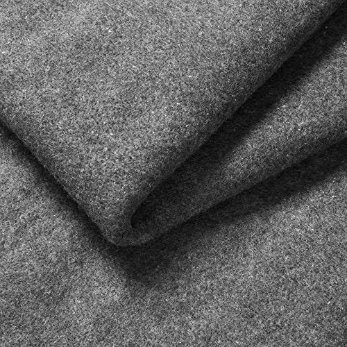 Sure-Max 6 Moving & Packing Blankets - Economy - 72\" x 54\" - Professional Textile Skin Shipping Furniture Pads Dark Gray