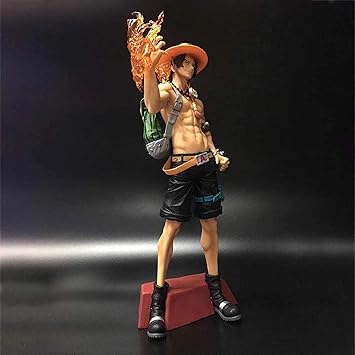 Amazon Co Jp Animeフィギュアおもちゃ ワンピース30cmアニメフィギュアポルトガスdエースsmsp Pvcアクションフィギュアスーパービッグエースホワイトベアードパイレーツチームリーダーモデルおもちゃ人形の装飾 ホビー