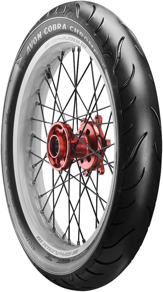 Buy Avon Cobra Chrome AV91 Front Motorcycle Tire MH9021 (56V) Black