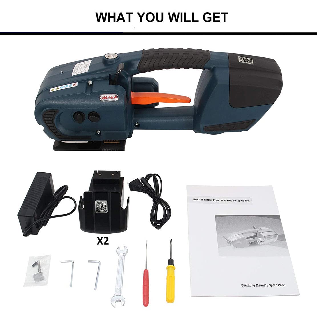 Electric Strapping Tool, Packaging Strapping Machine for 1/25/8 in