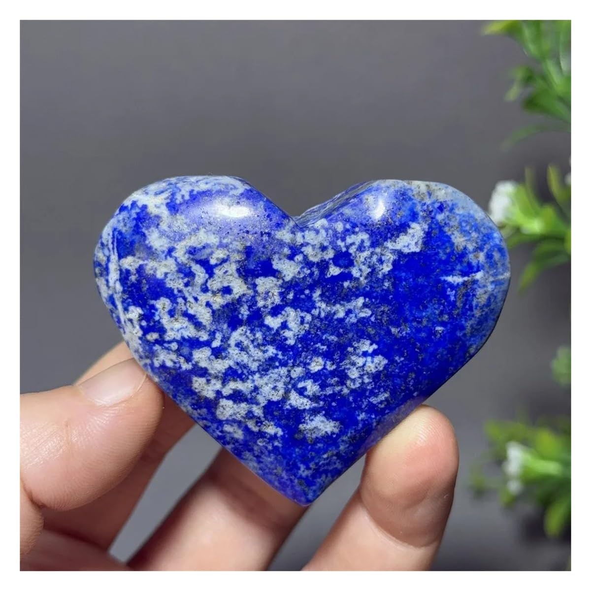 Décoration d'intérieur en pierre de cristal de lapis-lazuli naturel taillé de 75g