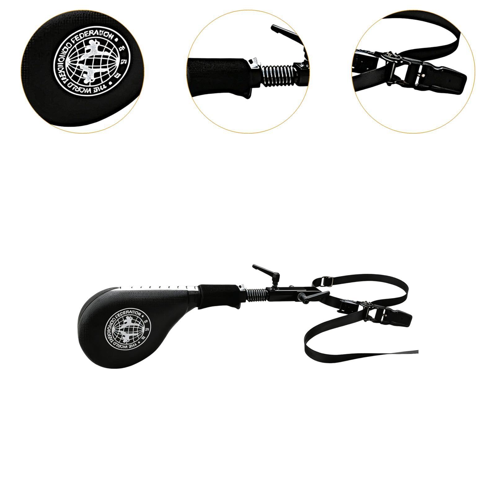 F Fityle Taekwondo Kick Pad, Sacca per calciare per velocità e Potenza, in Pelle PU, Leggera, Ideale per calciare Alberi o, al Bersaglio per la