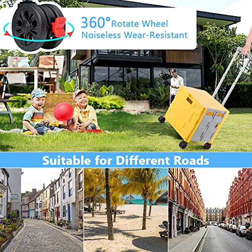 Chariot utilitaire pliable pour éviter le mal de dos en déménagement - 5