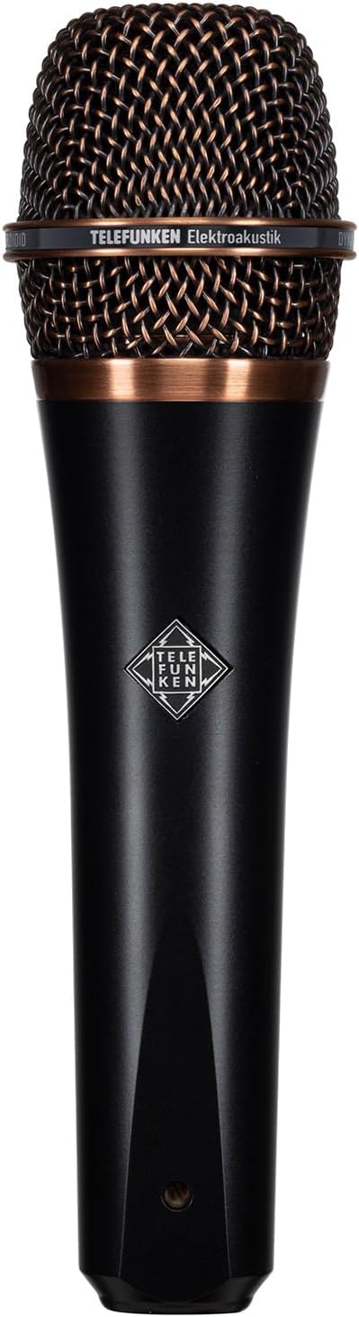 Telefunken M80 Handheld Supercardioid Dynamic Vocal Microphone, Black and Copper