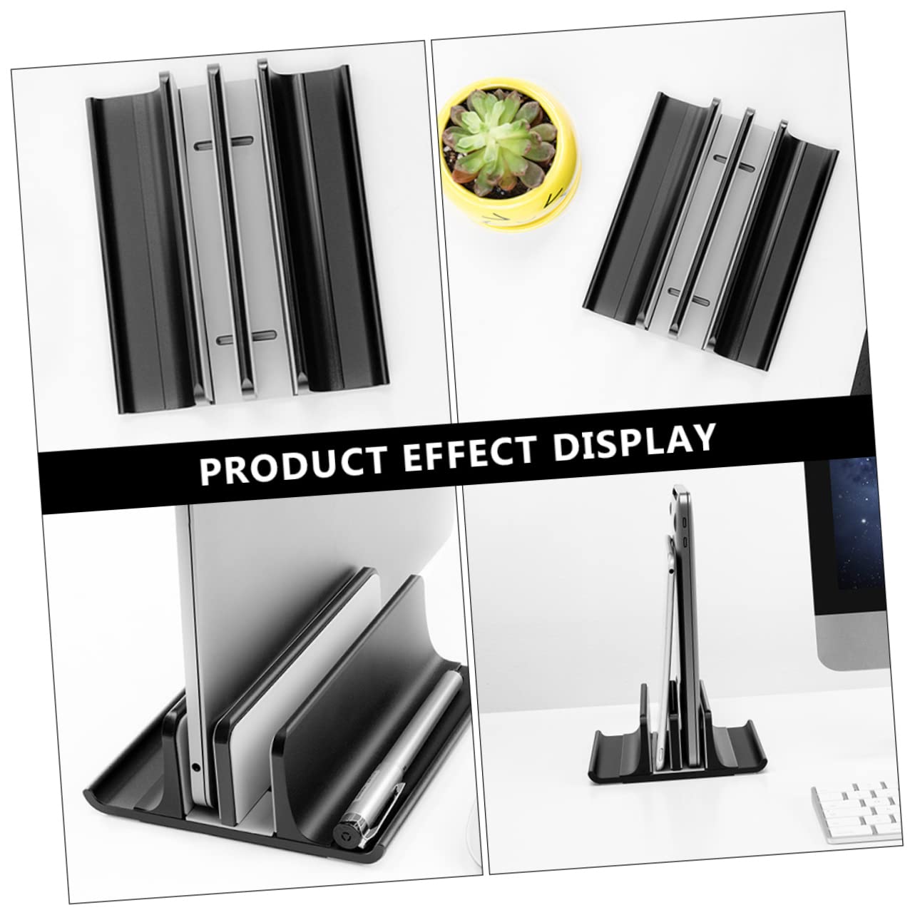 Rack Di Raffreddamento Per Laptop in Lega Di Alluminio Supporto Verticale Per Laptop Per Casa Ufficio