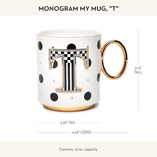 Miniatura 4 de MACKENZIE-CHILDS My Mug - Taza decorativa de cerámica con asa, T
