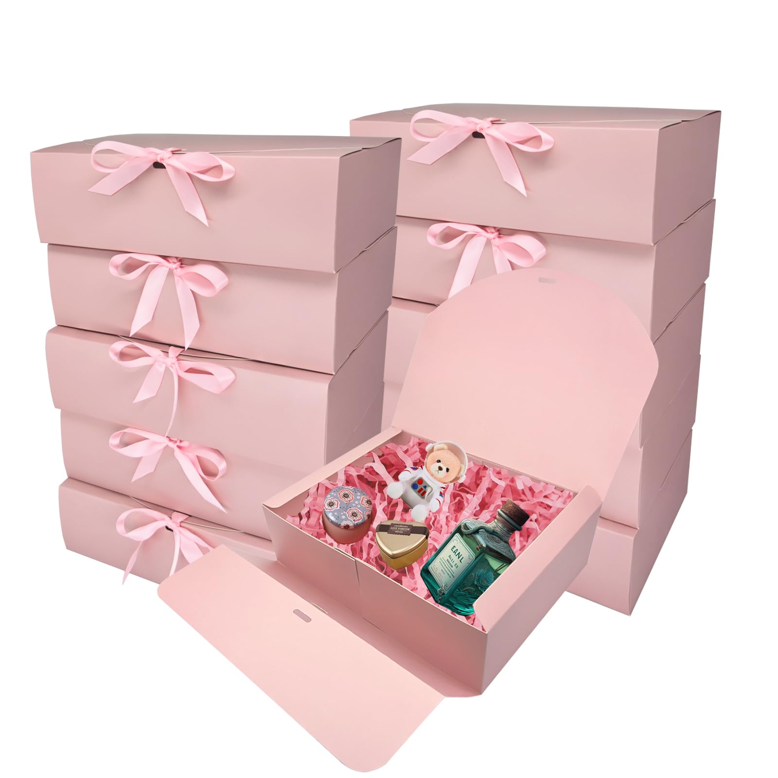 Amazon.com: BoShahai 10 PCS Gift Boxes with Lids, 10.6x7.8x3