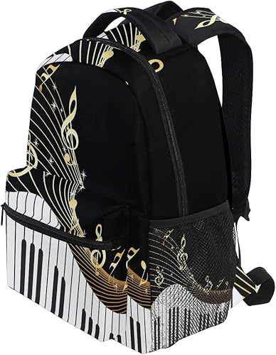 Miniatura 3 de AUUXVA Mochila para la escuela universitaria, bolsa de hombro, mochila de viaje para niños, niñas, hombre y mujer, Negro -, Mochilas Daypack