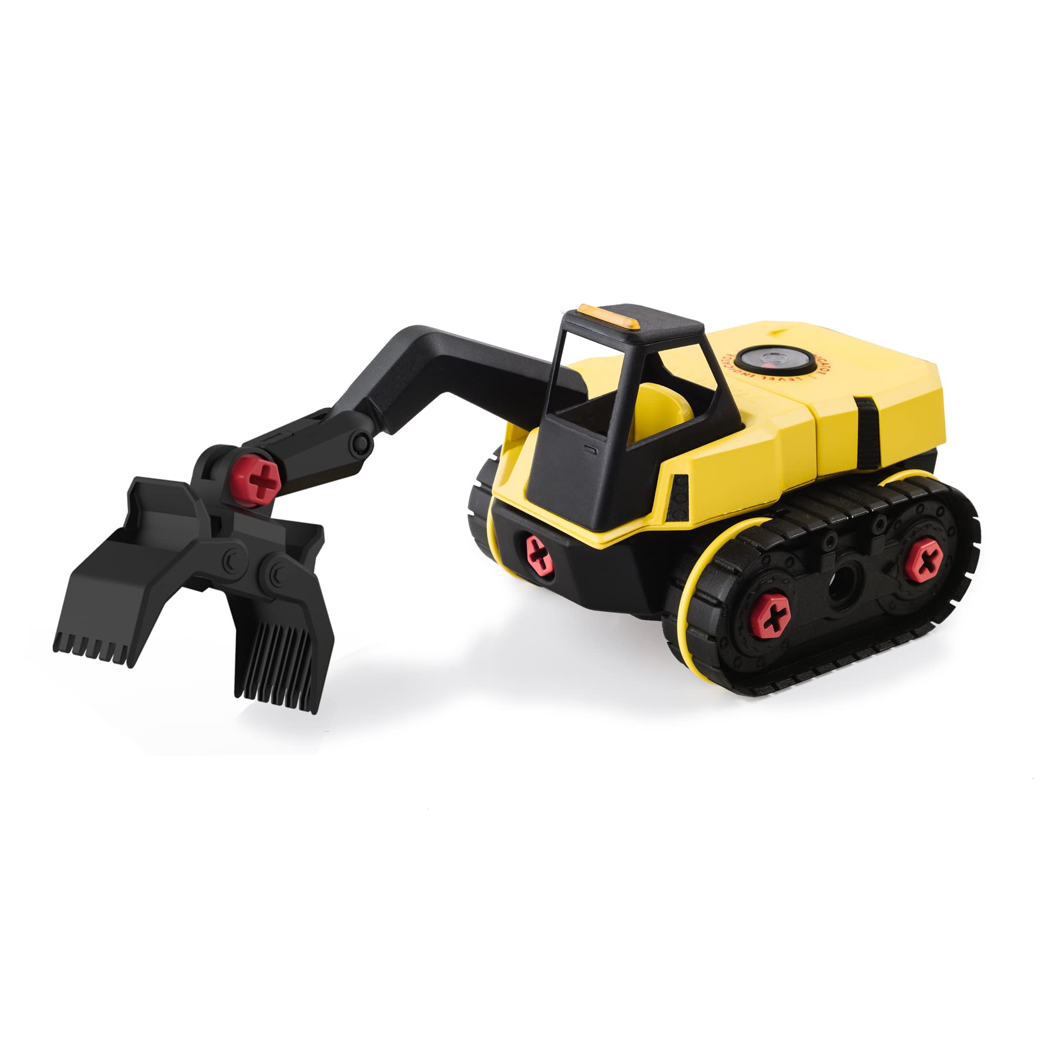 Red Toolbox Stanley Jr. XL Claw Truck Take-Apart Kit: Big Build Fun for Kids 3 and Up, Unleash Engineering Skills and Creativity