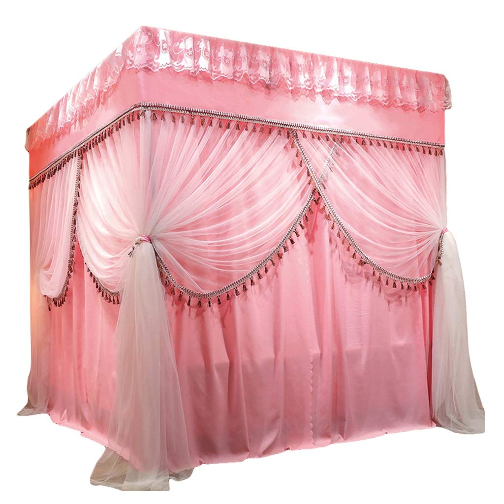 Moustiquaire de lit 180x200 cm avec support complet lit baldaquin