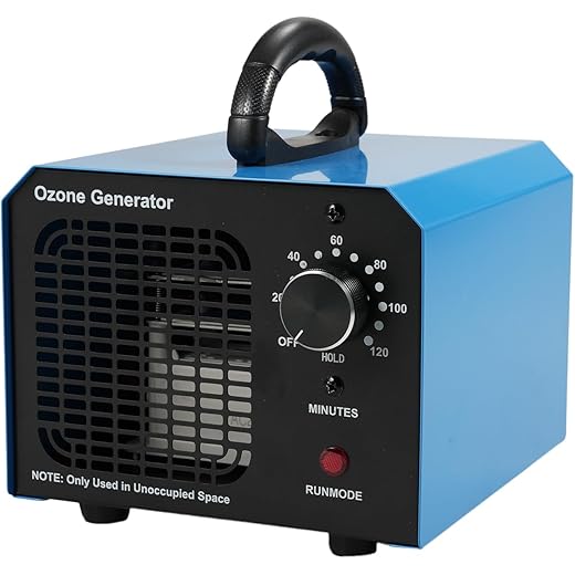 F FABOBJECTS Air Purifier,Ozone Generator 10000mg/h Ozone Machine Odor Removal Eliminate Odors O3 Ozone Ionizer Deodorizer Air Purifier for Home Smoke Car and Pet Room