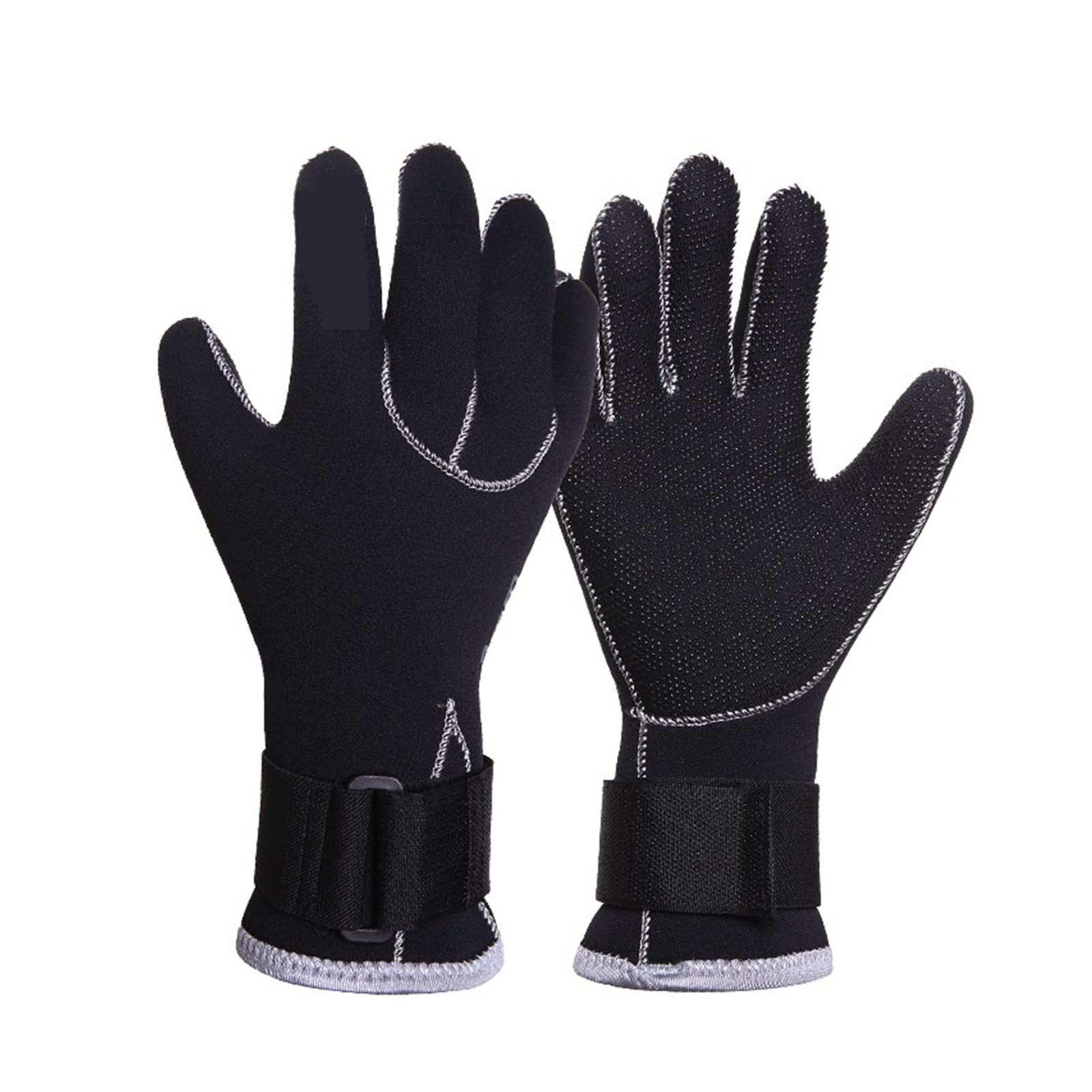 Guanti da Immersione, Guanti da Sub da Uomo e da Donna, 3 mm, Comodi, Antiscivolo, Caldi, Termici, Resistenti all'Usura, con Protezione for Le Mani, Guanti da Surf e Snorkeling(S)
