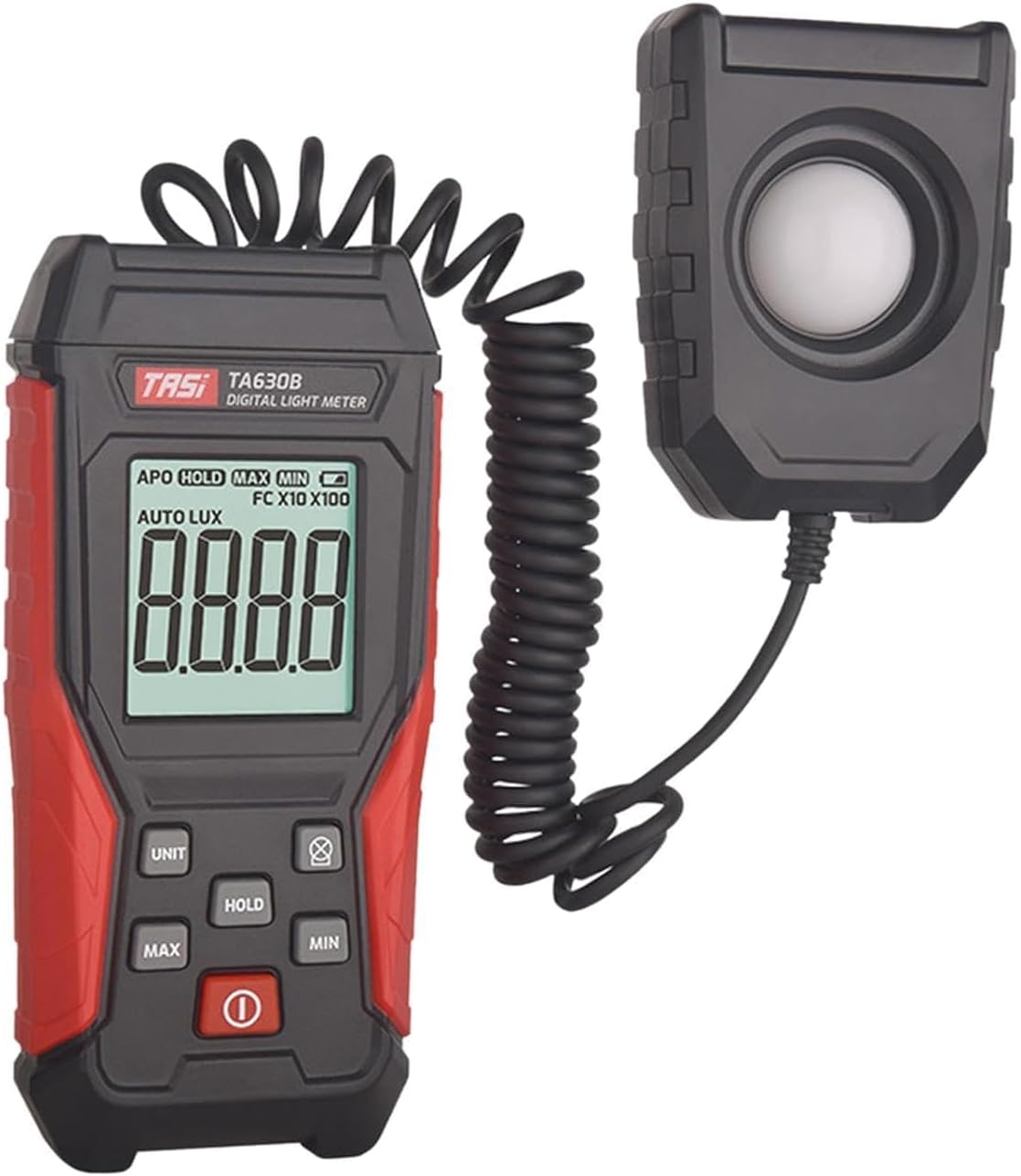 Real Instruments Digital Lux Meter Light Meter Digital Illuminance Meter Camera Photometer FC Measure Light Meter Tester with LCD Display (LX101A)