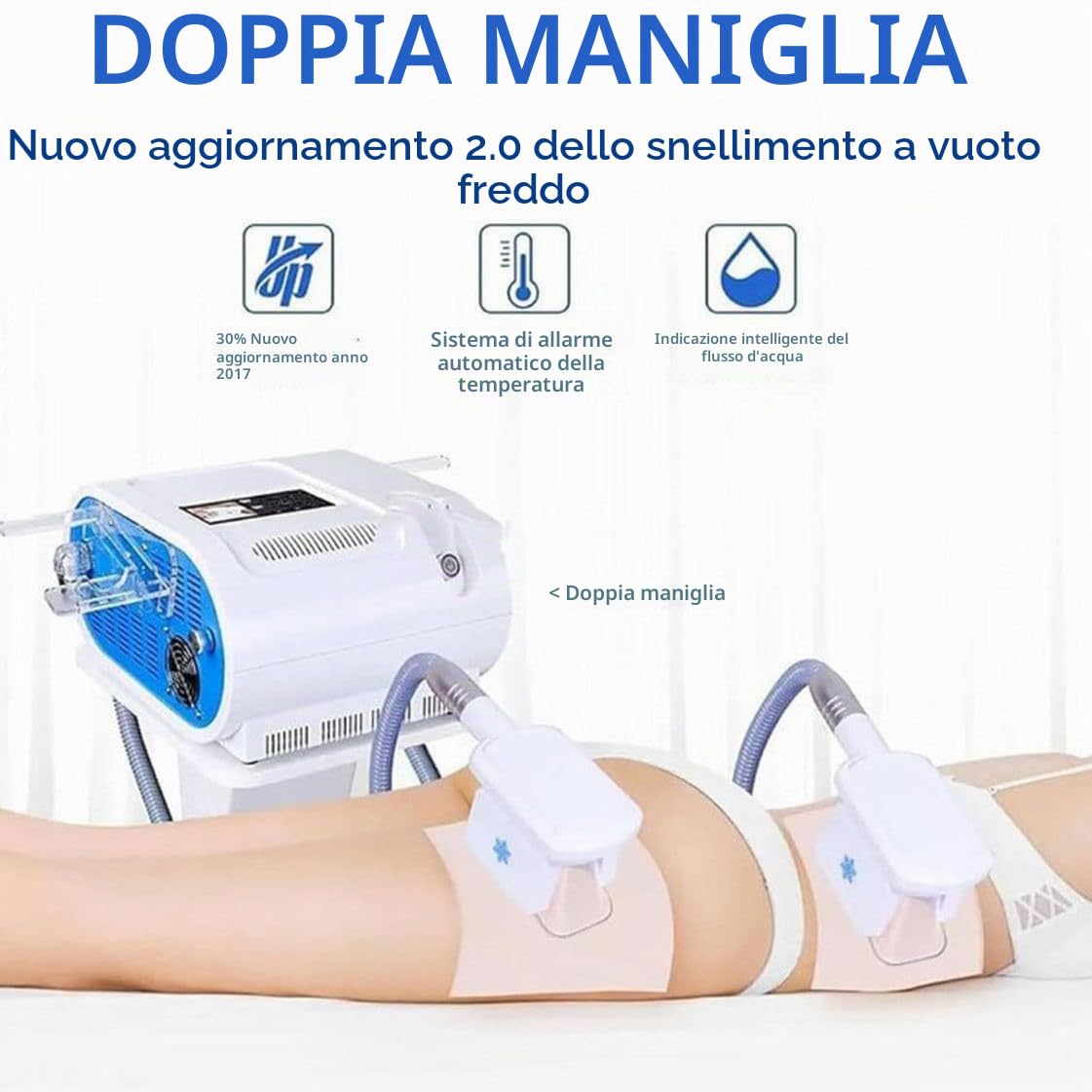 Macchina per criolipolisi per congelamento del grasso, macchina per modellare il corpo, macchina per la perdita di peso e il congelamento del grasso, apparecchio per l'esplosione del grasso