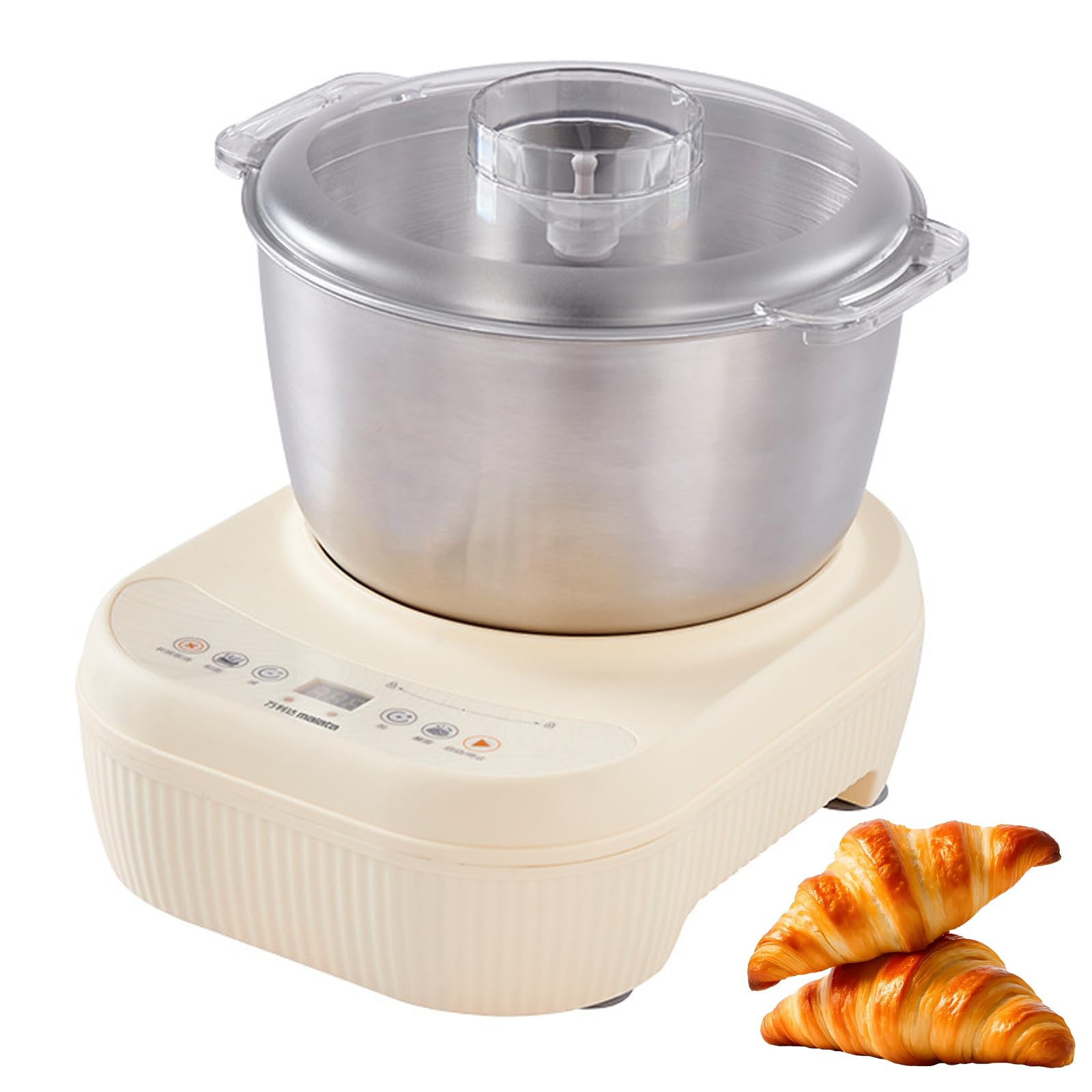 Pétrisseur électrique 7L idéal pour la pâtisserie maison et le pain du dimanche