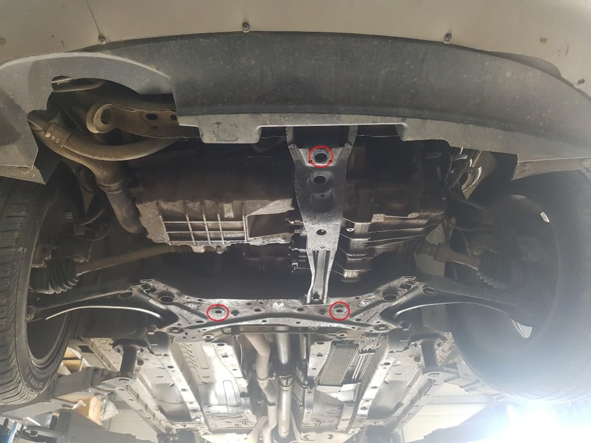 Protezione motore in metallo compatibile con Jeep Compass