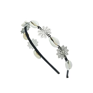 Handmade Handicraft HAIRBAND for Girl and women Using Cowrie & Oxidise Metal | Jewellery Accessories Wear on Occasion of Navratri and Garba Festival
