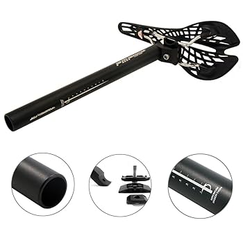 自転車　ピスト　サドル+シートポスト Amazon | Acekit 自転車シートポストサドル角度調節可能 350mm