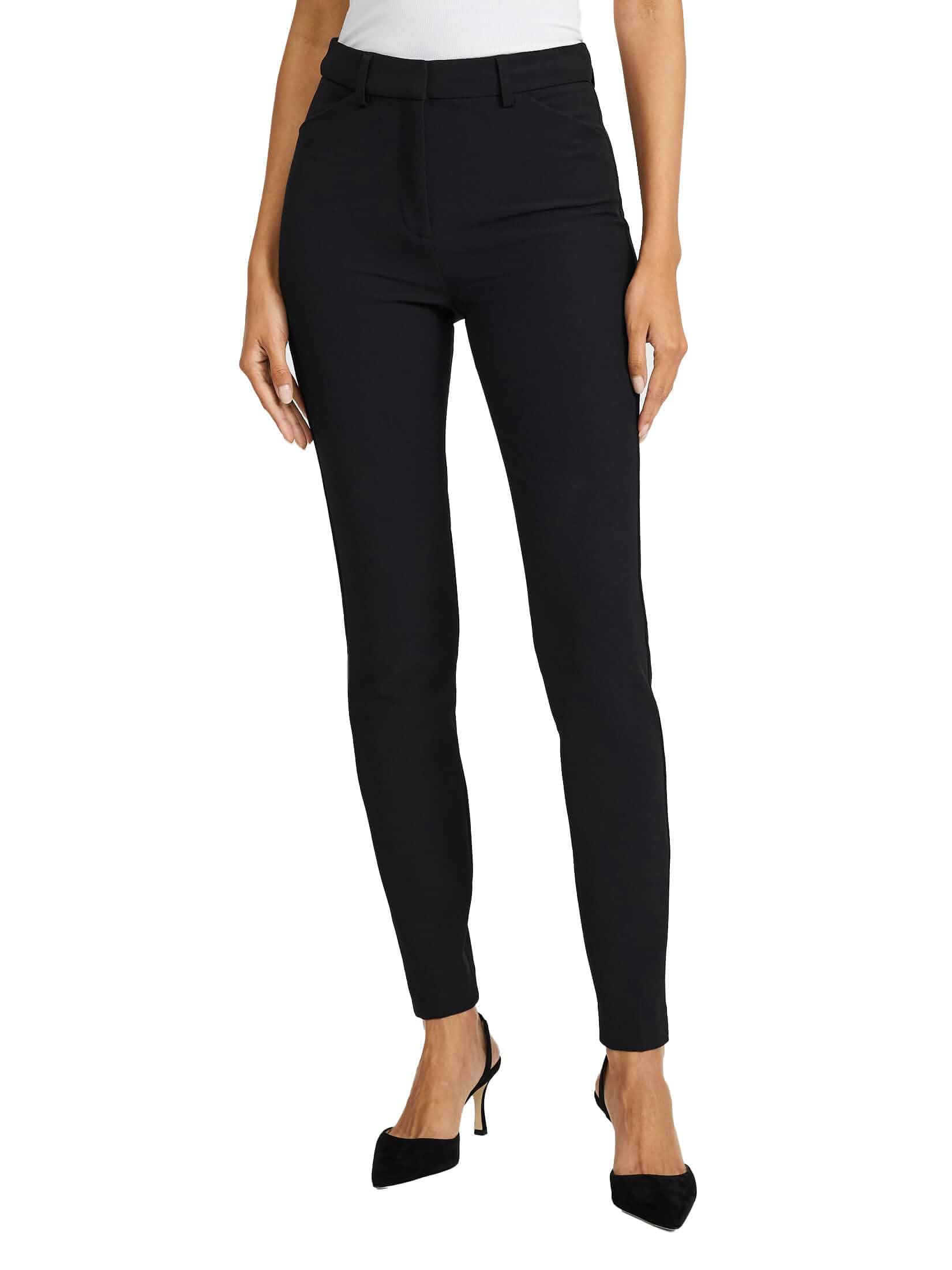 EXPRESS Women's Editor High-Rise Skinny Pants Stretch Fabric Delivers Flexible Comfort, Lasting Shape Retention, and a Polished Look from Work to Evening Wear
