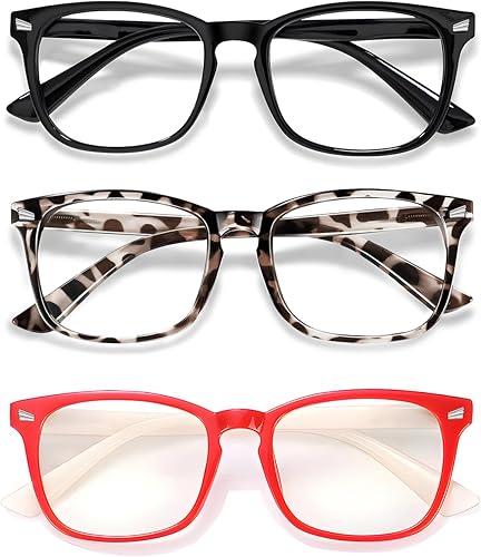 Miniatura 22 de CHEERS DEVICES Lentes de bloqueo de luz azul para niños, niñas y adolescentes, anteojos de computadora con marco irrompible y antirreflejos 1 Par