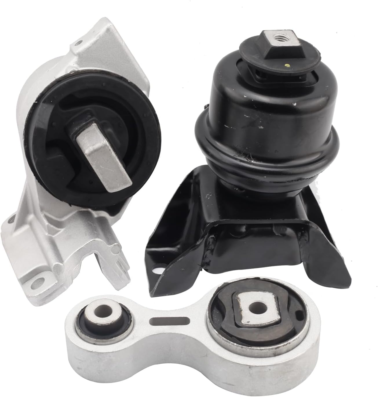 Engine Motor Mount and Trans Motor Mount Motor Bracket Compatible with 2006-2009 Fusion Milan 2.3L 3.0L Replace OE A5473 A5381 A5474，Set of 3