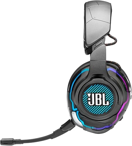 Miniatura 5 de JBL Quantum One - Auriculares RGB con cancelación de ruido sobre la oreja para juegos, color negro (renovado)