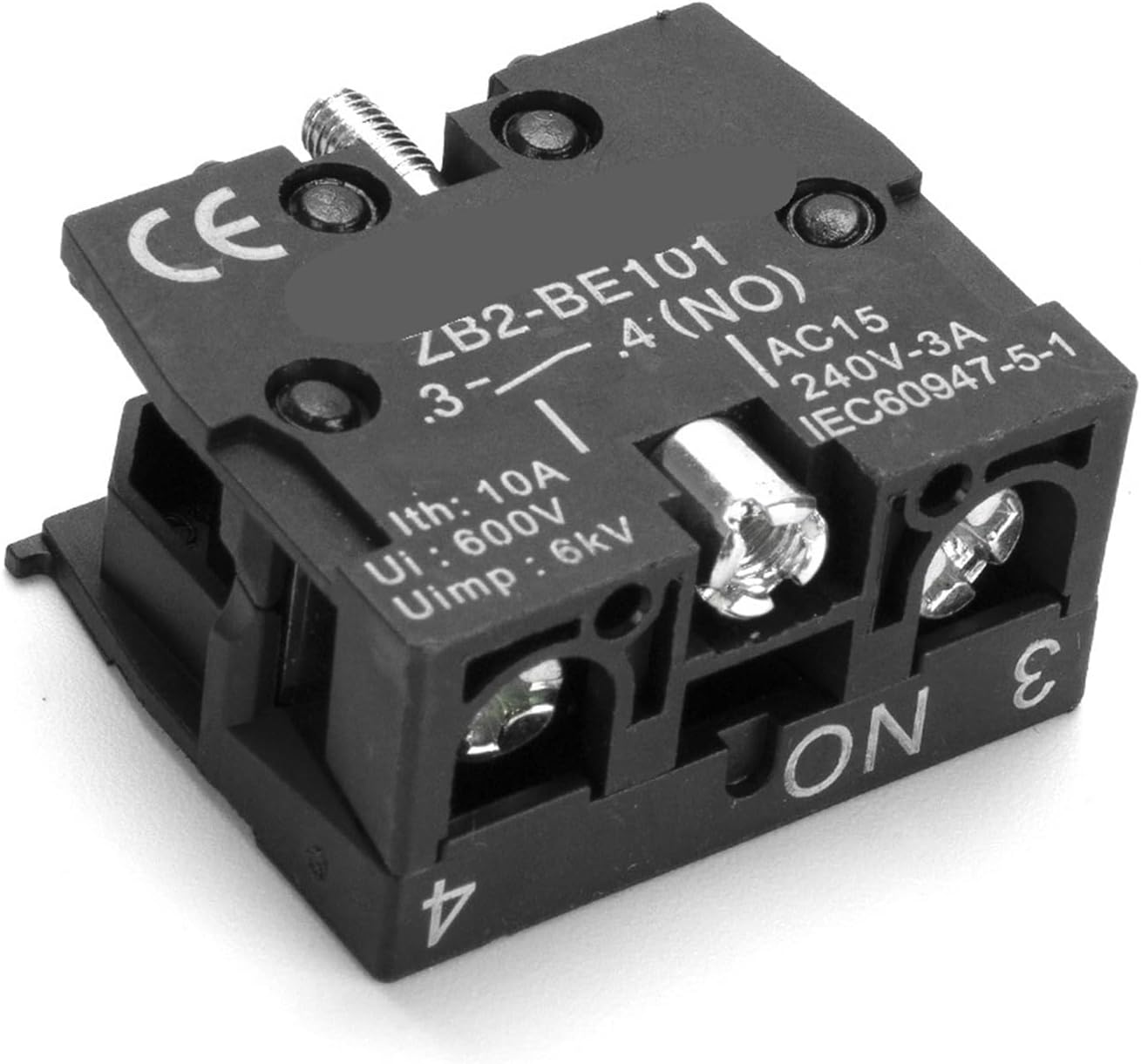 ZB2-BE101C Plastic Light Block for Head 22 mm Base Module Visual Distinction