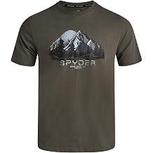 Spyder Mens T-Shirts - Soft Cotton Blend Short Sleeve Graphic Tees Crew Neck Tshirt for Men - Casual Shirts for Daily Wear