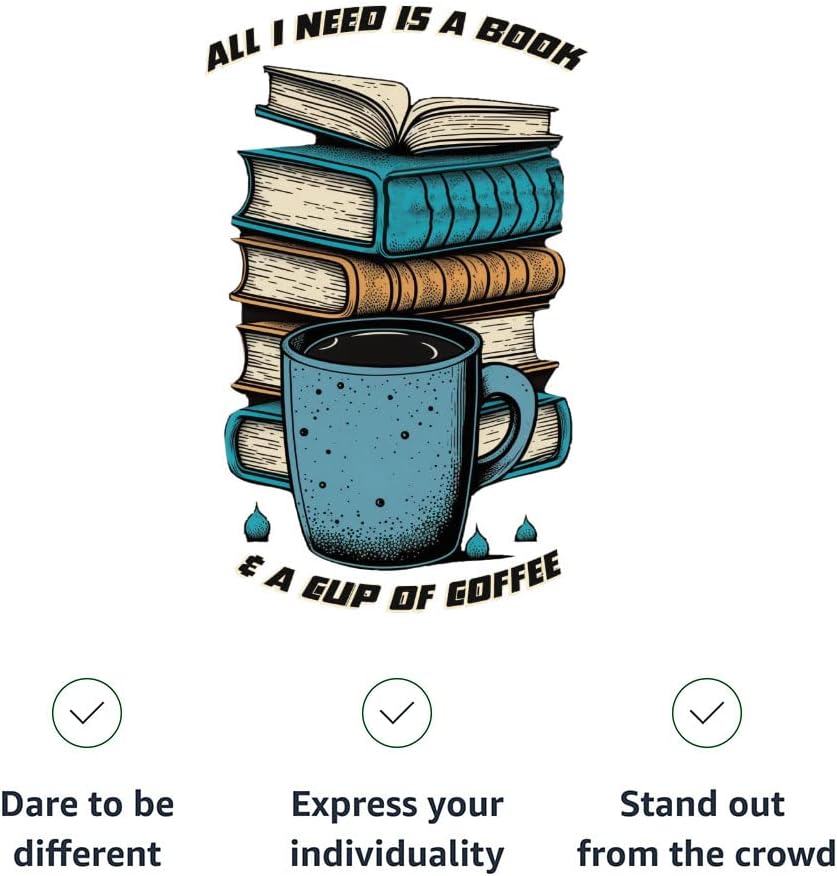 All I Need is a Book Tank - Print Workout Tank - Coffee Jersey Tank