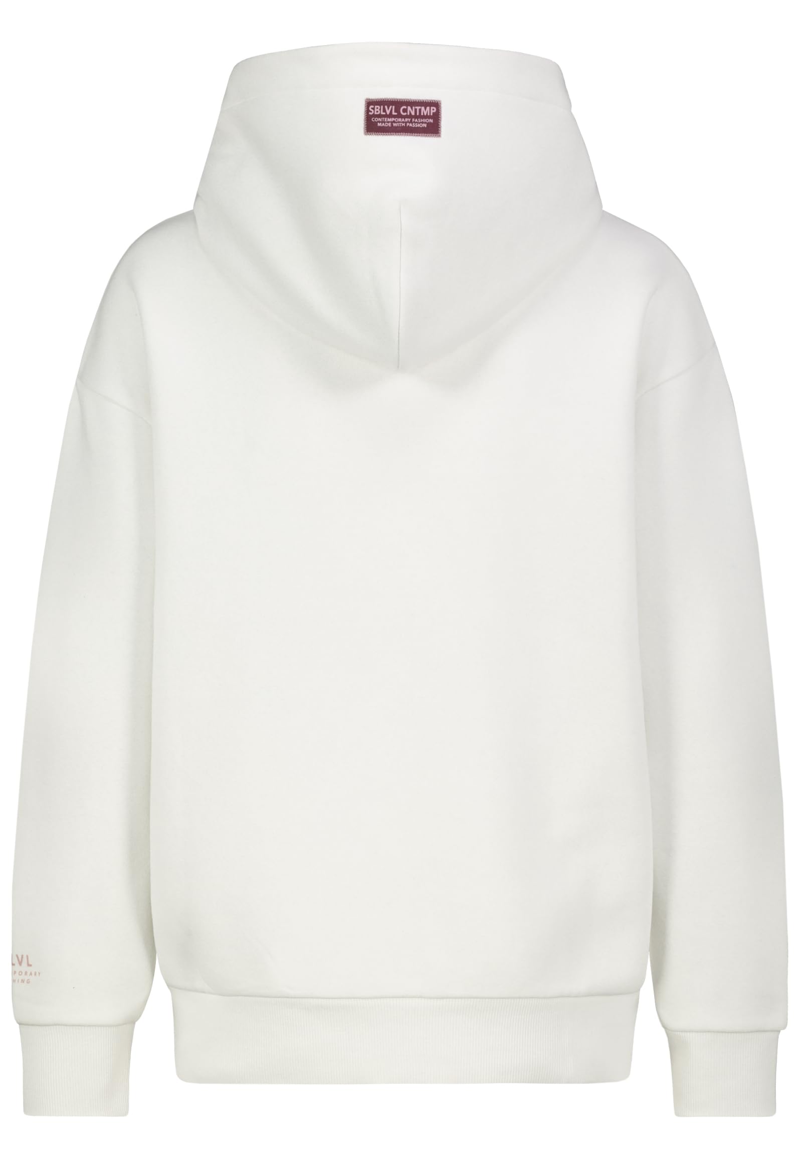 Sublevel Damen Hoody Kuscheliger Kapuzenpullover Weich Hoodie mit Kapuze Sweatshirt gestickter Slogan XS-XXL