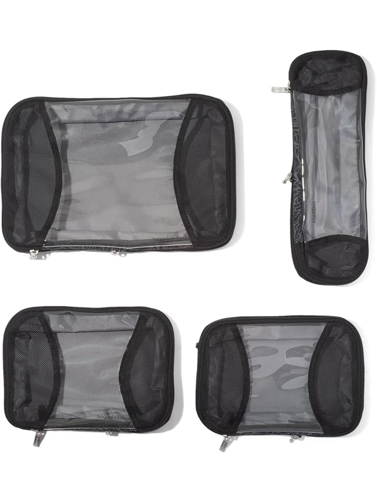 Navy Baggallini Compression Cube 4-piece Set