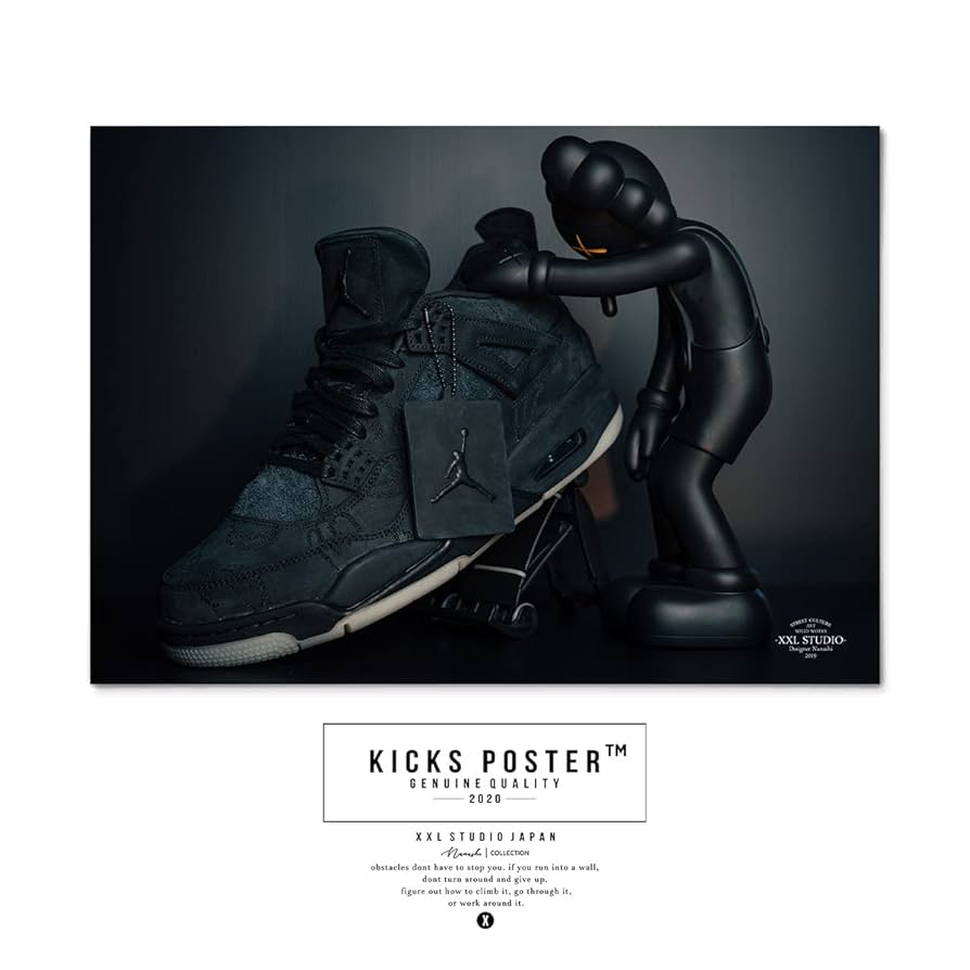 AIR JORDAN4 アート　点描画　banana Yamamoto AIR JORDAN4 アート 点描画 banana Yamamoto 20-60代からの