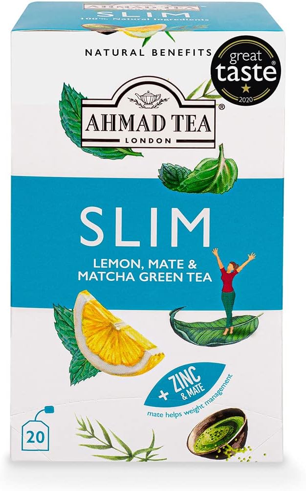 Ahmad Tea Foil Slim Tea bags, 20X1.5g