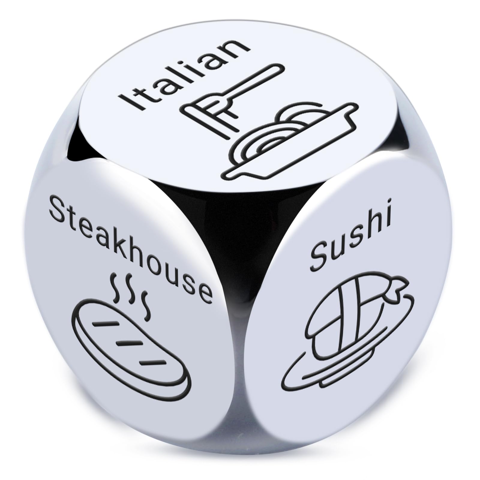 Funny Anniversary Wedding Gifts for Him Her Women Men Food Decider Birthday Valentines Gifts Date Night Ideas Christmas Stocking Stuffers Fathers Day Giftss for Husband Boyfriend from Wife