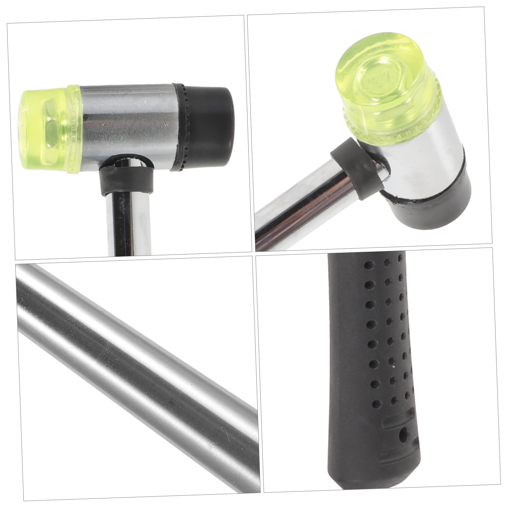 WEKAMOS Ajustador de Anillos Varilla de Mandril y Martillo de Goma Portátil para Reparación de Joyería, Kit Ajustable para Todos Tamaños, Uso Manualidades y Hogar