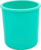 Vista 7 de Mason Jar Lifestyle Fundas de silicona de media pinta de boca regular de 8 onzas para proteger la pelota, Kerr y tarros acolchados