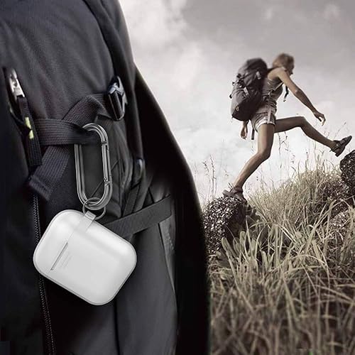 Miniatura 5 de AHASTYLE - Funda mejorada (LED frontal visible) de silicona compatible con estuche de Apple AirPods 2 y 1