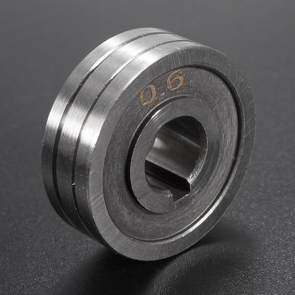 MIG Wire Feed Drive Roller Roll Steel 0.6-0.8 V Groove for Wire Diameter 0.030 to 0.035 Compatible Replacement Part for Welding Machines
