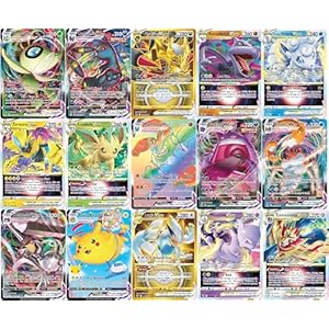 5 Pokemon Card VMAX/VSTAR Bundle – X2 VSTAR – X2 VMAX – X1 Secret Rare – No Duplicates