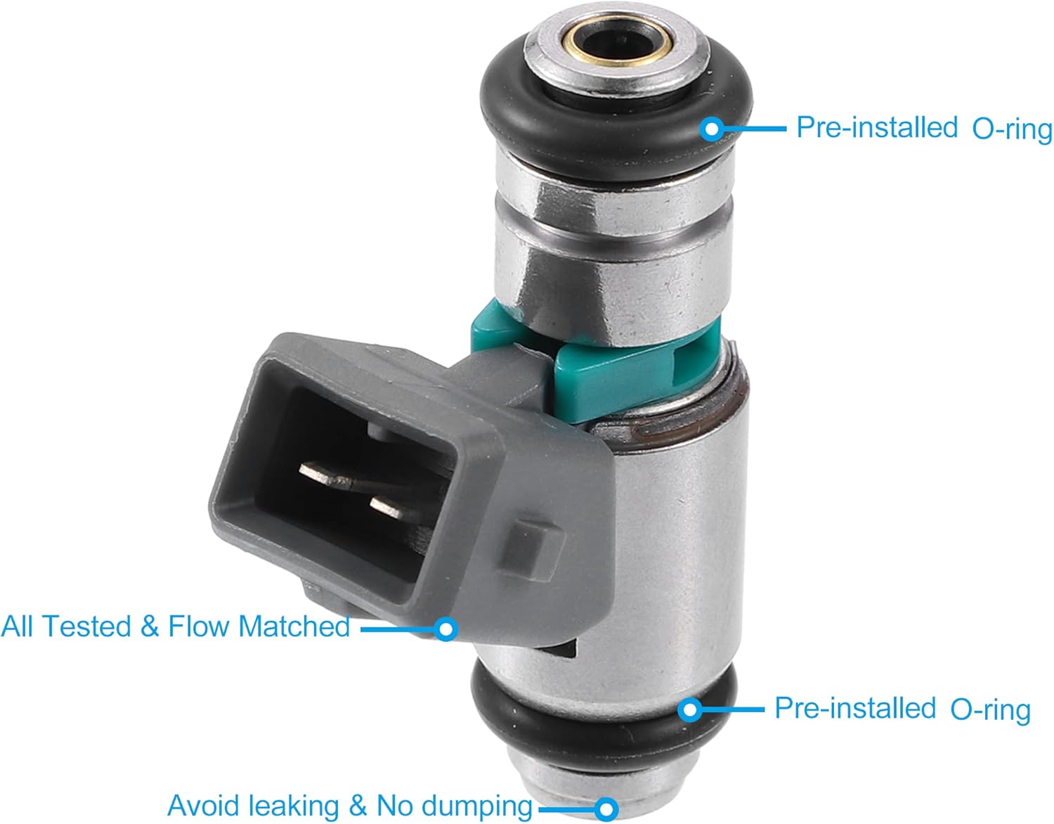 X AUTOHAUX 4 Pcs IWP143 8200128959 8200242376 Fuel Injector for RENAULT Megane I Hatchback 1.4 16V 1999-2003 1.6 16V 1999-2002