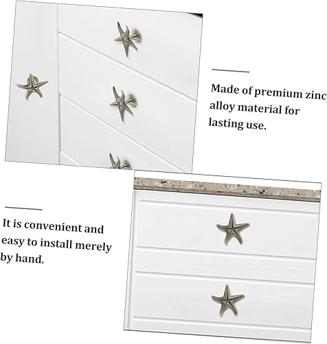 Miniatura 7 de UKCOCO 4 manijas de cocina manillas para gabinetes de cajones, perillas de gabinete asequibles, decoración retro, armario, aparador, cocina, pomos