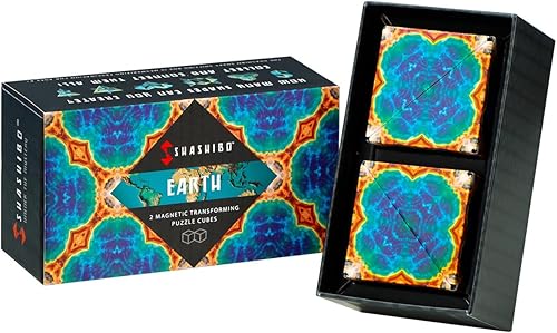 Miniatura 98 de Shashibo - Cubo que cambia de forma, juego para aliviar la ansiedad, con 36 imanes de tierras raras, premiado y patentado, extraordinario cubo